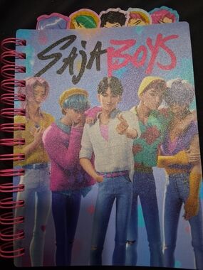 New KPop Demon Hunters Tabbed Journal Book